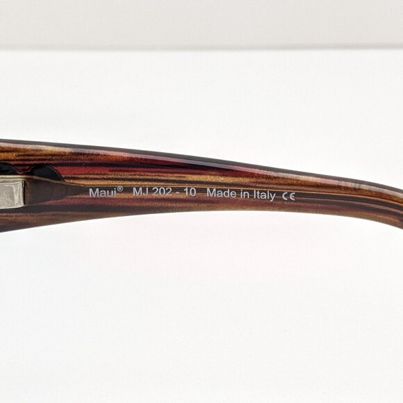 🕶️Made in Italy! Maui Jim PEAHI MJ202-10 Polarized Sunglasses 65/19-120 ALD223 - Picture 6 of 11